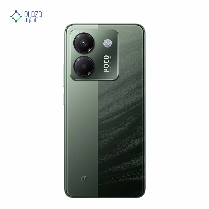 نمای پشت گوشی موبایل پوکو مدل M7 Pro 5G ظرفیت 512 گیگابایت رم 12 گیگابایت رنگ سبز پلازا دیجیتال