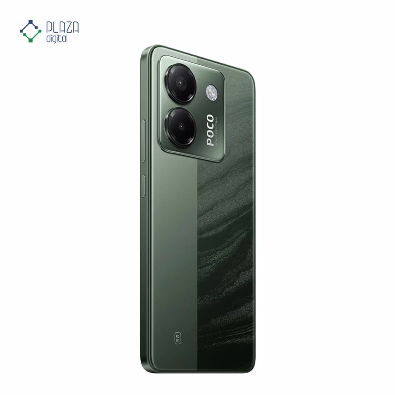 نمای پشت گوشی موبایل پوکو مدل M7 Pro 5G ظرفیت 512 گیگابایت رم 12 گیگابایت رنگ سبز پلازا دیجیتال