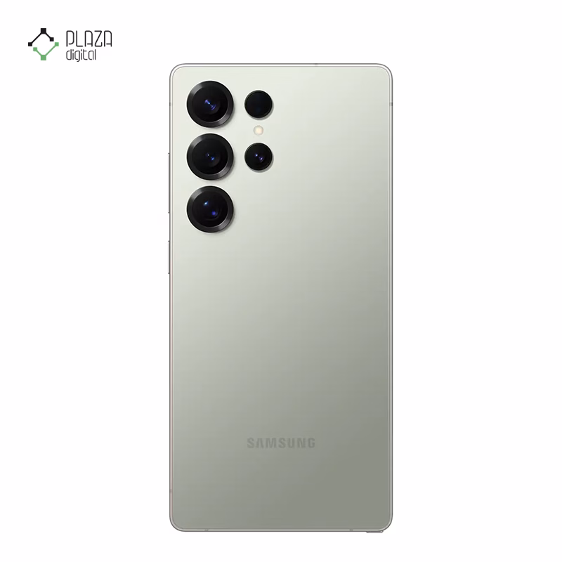 نمای پشت گوشی موبایل سامسونگ مدل Galaxy S25 Ultra ظرفیت 1 ترابایت رم 12 گیگابایت - ویتنام رنگ سبز پلازا دیجیتال