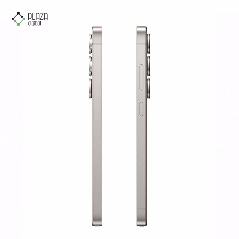 نمای کنار گوشی موبایل سامسونگ مدل Galaxy S25 Ultra ظرفیت 1 ترابایت رم 12 گیگابایت - ویتنام رنگ طلایی تیره پلازا دیجیتال