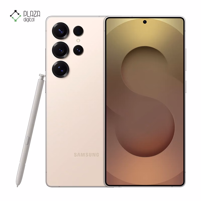 گوشی موبایل سامسونگ مدل Galaxy S25 Ultra ظرفیت 512 گیگابایت رم 12 گیگابایت - ویتنام رنگ طلایی تیره پلازا دیجیتال