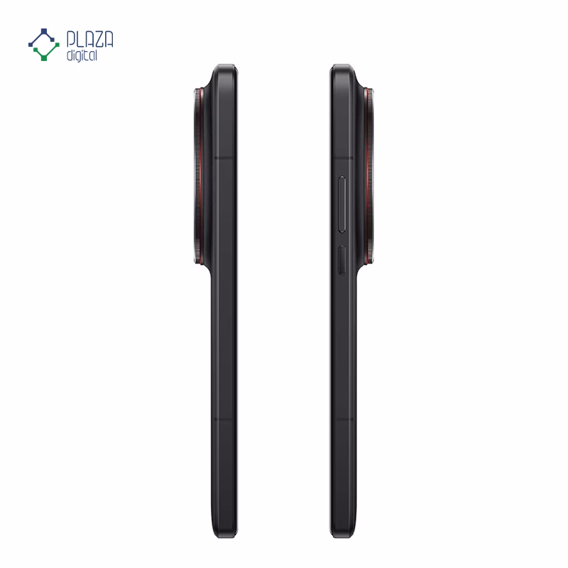 نمای کنار گوشی موبایل شیائومی مدل Xiaomi 15 Ultra ظرفیت 1 ترابایت رم 16 گیگابایت رنگ مشکی پلازا دیجیتال