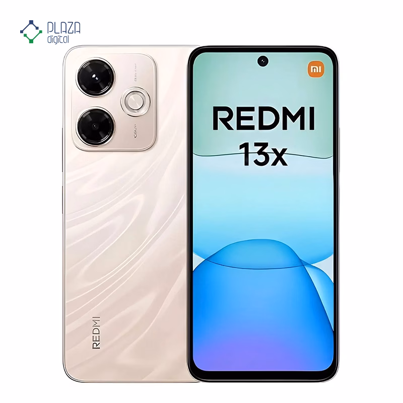 گوشی موبایل شیائومی مدل Redmi 13x 4G ظرفیت 256 گیگابایت رم 8 گیگابایت رنگ طلایی پلازا دیجیتال