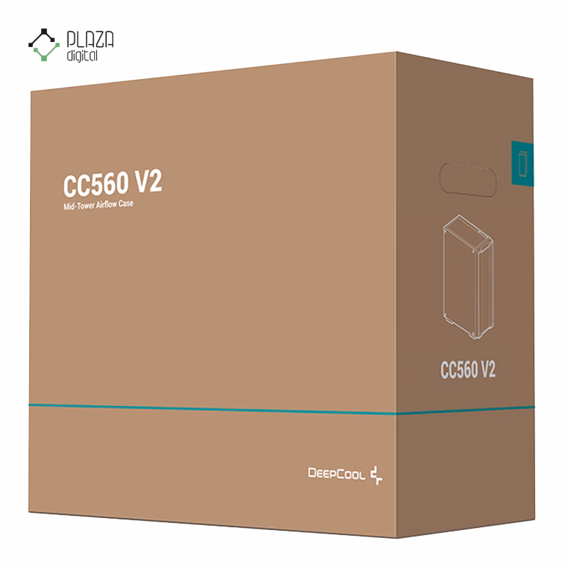 کیس کامپیوتر دیپ کول مدل CC560 V2 پلازادیجیتال