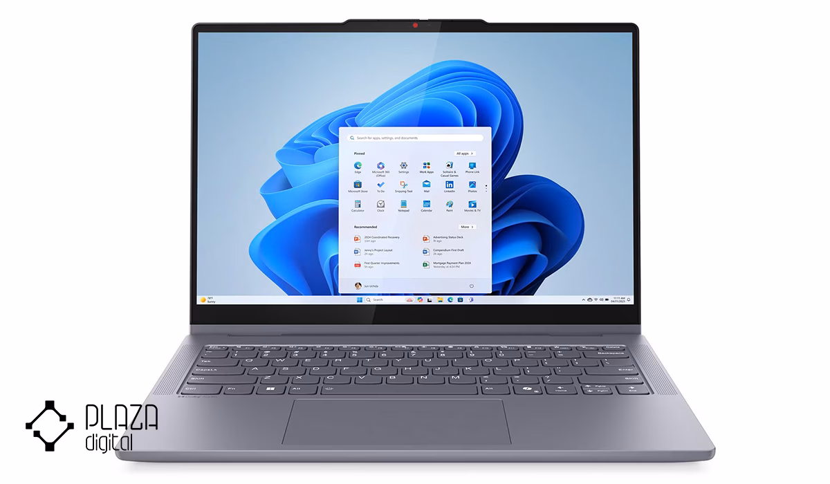 بهترین لپ تاپ از نظر باتری 27 لپ تاپ لنوو 14 اینچی مدل IdeaPad 5 2in1 14IAL10 Ultra 5 225U 8GB 512GB