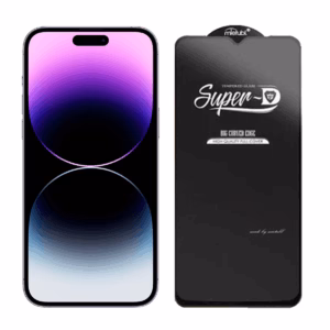 گلس شیشه ای گوشی اپل iPhone 14 Pro میتوبل مدل Super D پلازادیجیتال