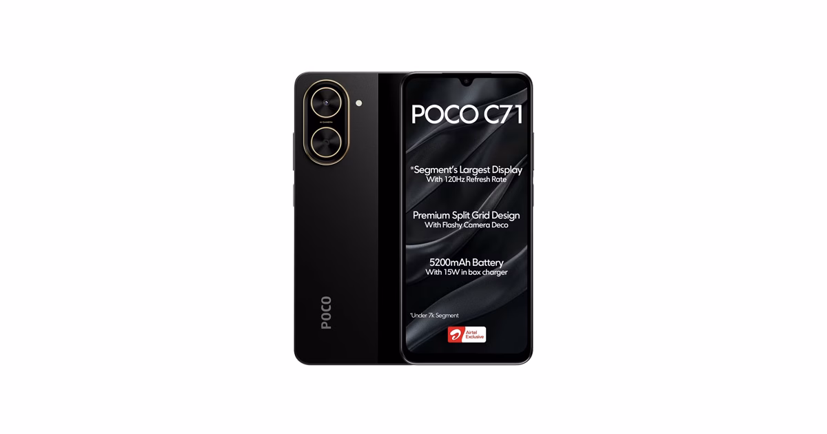 Poco-C71-128GB4GB-Mobile-Phone-Black-PlazaDigital