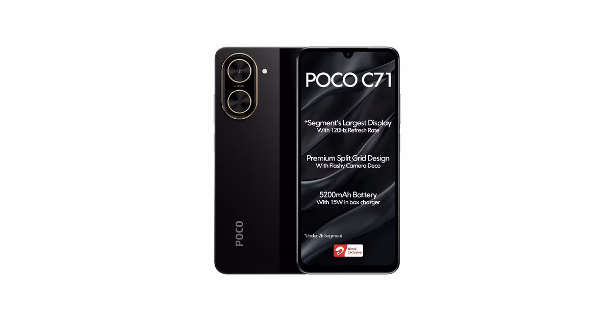 Poco-C71-64GB-3GB-Mobile-Phone-Black-PlazaDigital