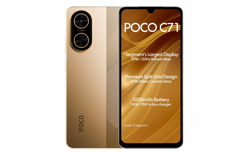 ارزان ترین گوشی اندرویدی بازار 7 گوشی موبایل پوکو مدل Poco C71