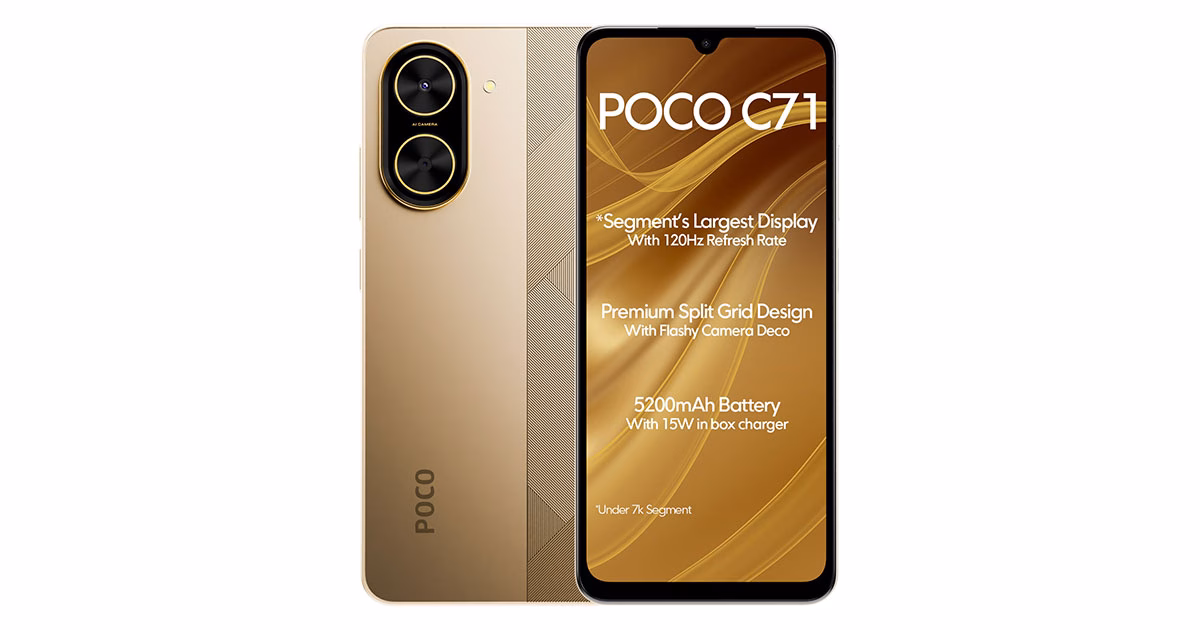 گوشی موبایل پوکو مدل Poco C71 ظرفیت 128 گیگابایت رم 4 گیگابایت