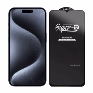 گلس شیشه ای گوشی اپل iPhone 15 Pro Max ریکوو مدل Super D پلازادیجیتال