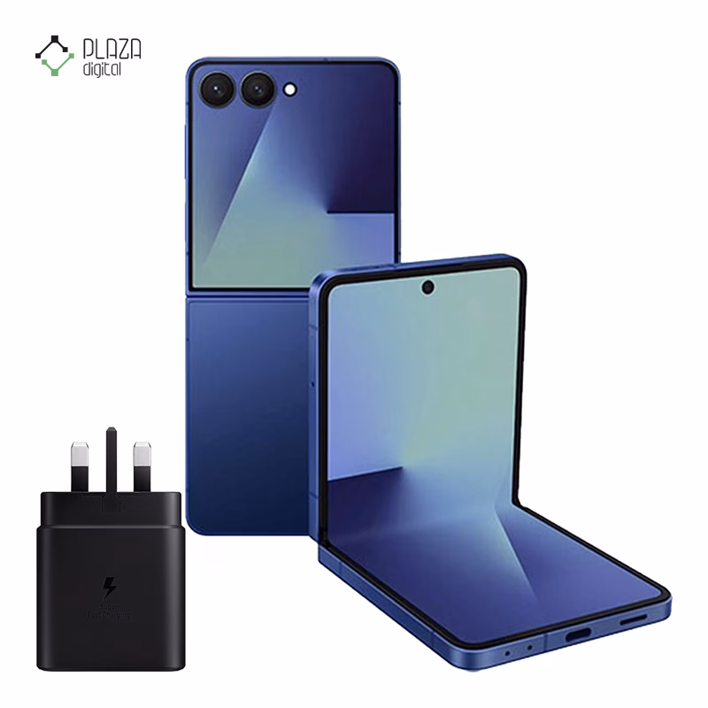 گوشی موبایل سامسونگ مدل Galaxy Z Flip7 ظرفیت 256 گیگابایت رم 12 گیگابایت – ویتنام همراه شارژر 45 وات سامسونگ پلازادیجیتال