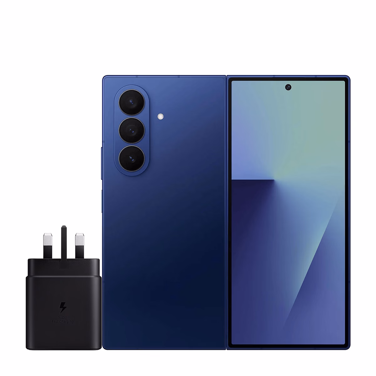 گوشی موبایل سامسونگ مدل Galaxy Z Fold7 ظرفیت 512 گیگابایت رم 12 گیگابایت - ویتنام همراه شارژر 45 وات سامسونگ آبی پلازادیجیتال