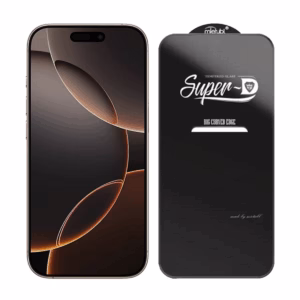 گلس شیشه ای گوشی اپل iPhone 16 Pro Max مدل Super D پلازادیجیتال