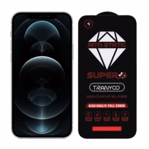 گلس شیشه ای گوشی اپل iPhone 12 Pro Max ترانیو مدل Super D پلازادیجیتال
