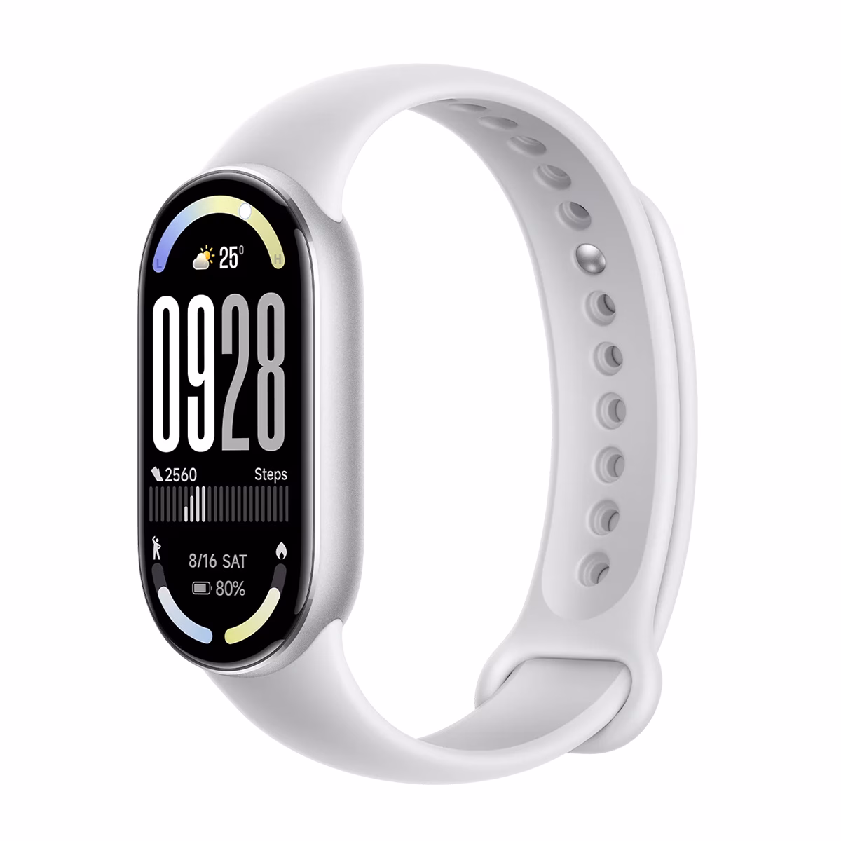 مچ بند هوشمند شیائومی مدل Mi Band 10 نقره ای پلازادیجیتال