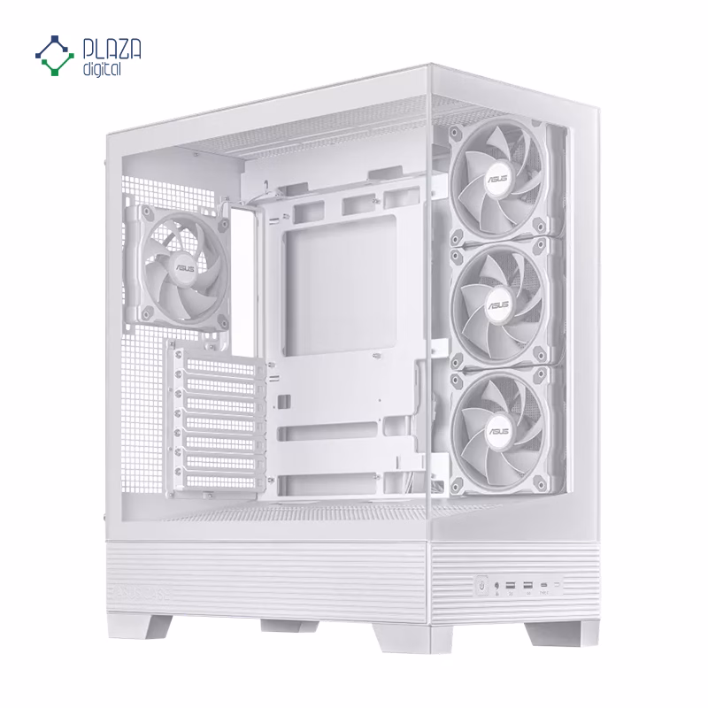 کیس کامپیوتر گیمینگ ایسوس مدل A31 PLUS رنگ سفید پلازا دیجیتال