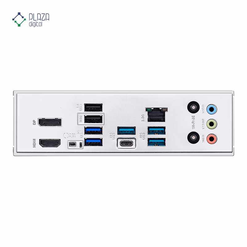 درگاه های مادربرد ایسوس مدل B650E MAX GAMING WIFI D5 پلازا دیجیتال