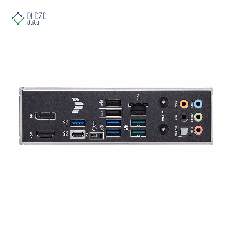 درگاه های مادربرد ایسوس مدل TUF GAMING B860-PLUS WIFI D5 پلازا دیجیتال