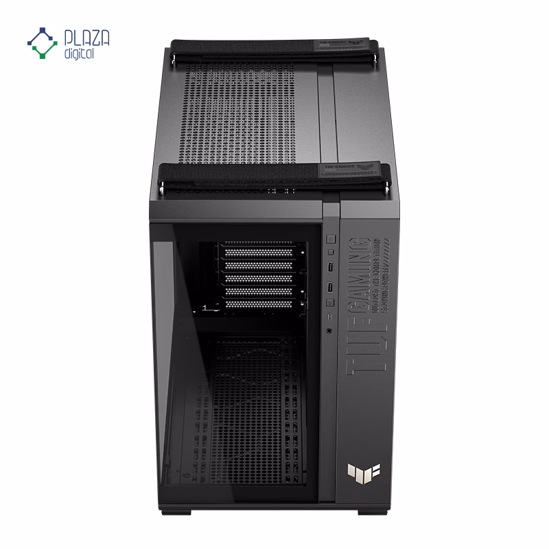 کیس کامپیوتر گیمینگ ایسوس مدل TUF Gaming GT502 Horizon رنگ مشکی پلازا دیجیتال