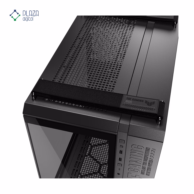 کیس کامپیوتر گیمینگ ایسوس مدل TUF Gaming GT502 Horizon رنگ مشکی پلازا دیجیتال