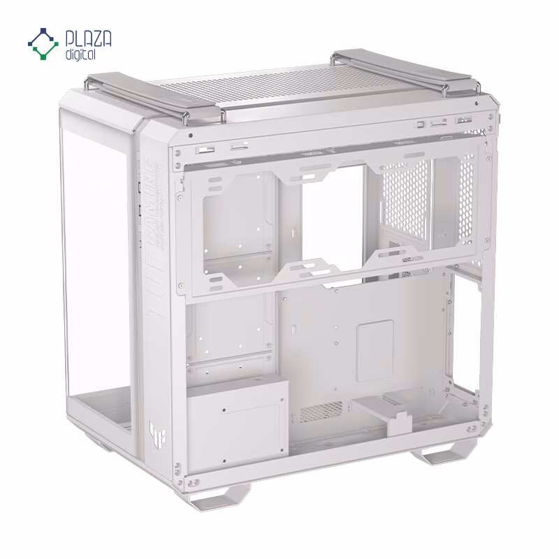 کیس کامپیوتر گیمینگ ایسوس مدل TUF Gaming GT502 Horizon رنگ سفید پلازا دیجیتال