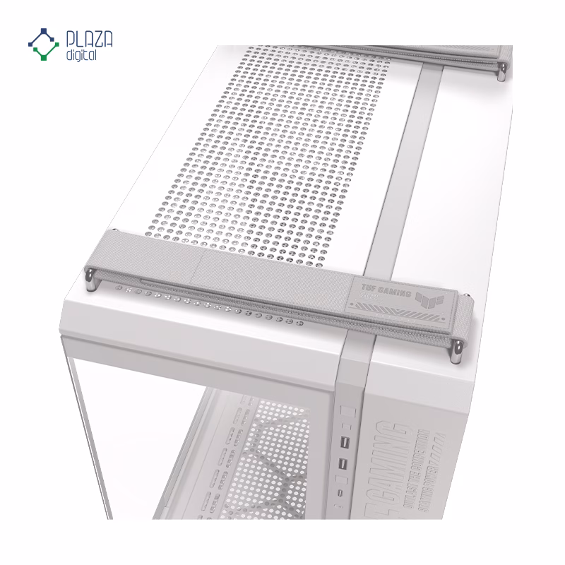 کیس کامپیوتر گیمینگ ایسوس مدل TUF Gaming GT502 Horizon رنگ سفید پلازا دیجیتال