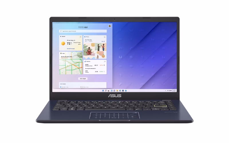 بهترین لپ تاپ های ارزان و اقتصادی 11 لپ تاپ ایسوس 14 اینچی مدل Vivobook Go 14 E410KA Pentium N6000 4GB 64GB UHD