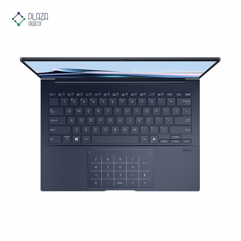 نمای کیبورد لپ تاپ ایسوس 14 اینچی مدل Zenbook 14 UX3405CA Ultra 7 255H 16GB 512GB پلازا دیجیتال