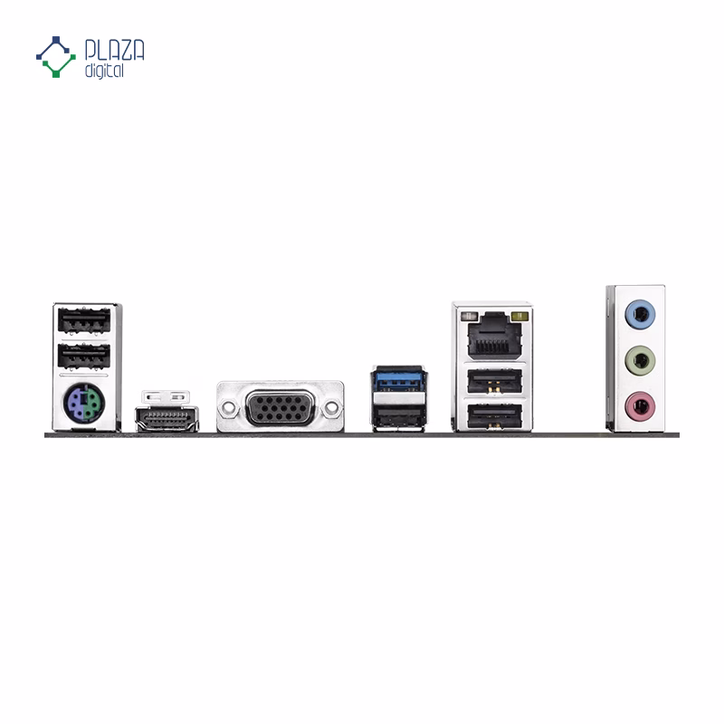 درگاه های مادربرد گیگابایت مدل H810M H D5 پلازا دیجیتال