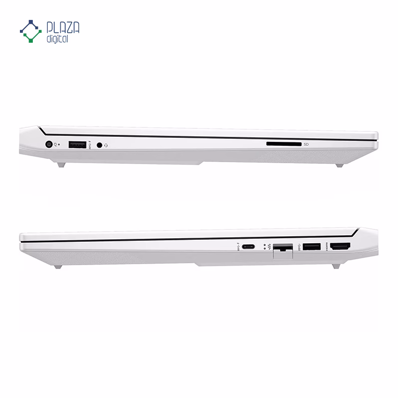 درگاه های لپ تاپ گیمینگ اچ پی 15.6 اینچی مدل Victus 15-fb2139nw R7 8845HS 16GB 2TB RTX3050 رنگ سفید پلازا دیجیتال