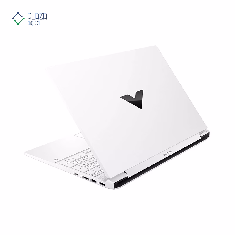 نمای پشت لپ تاپ گیمینگ اچ پی 15.6 اینچی مدل Victus 15-fb2139nw R7 8845HS 32GB 2TB RTX3050 رنگ سفید پلازا دیجیتال