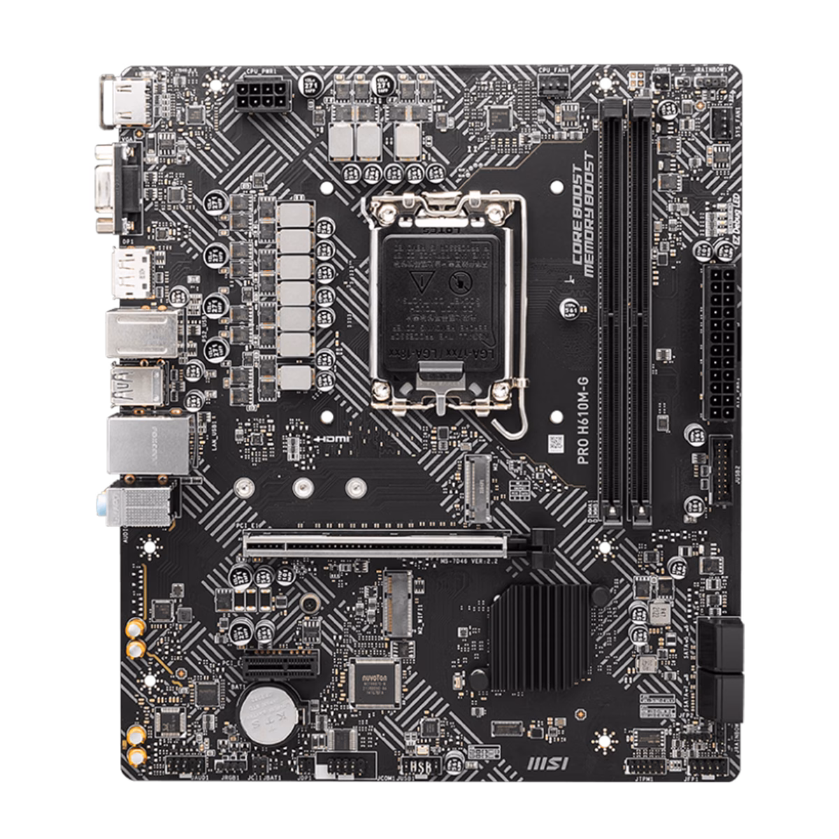 مادربرد ام اس آی مدل PRO H610M-G D5 پلازا دیجیتال