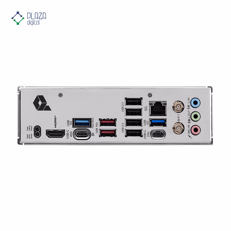 درگاه های مادربرد ام اس آی مدل PRO X870-P WIFI D5 پلازا دیجیتال