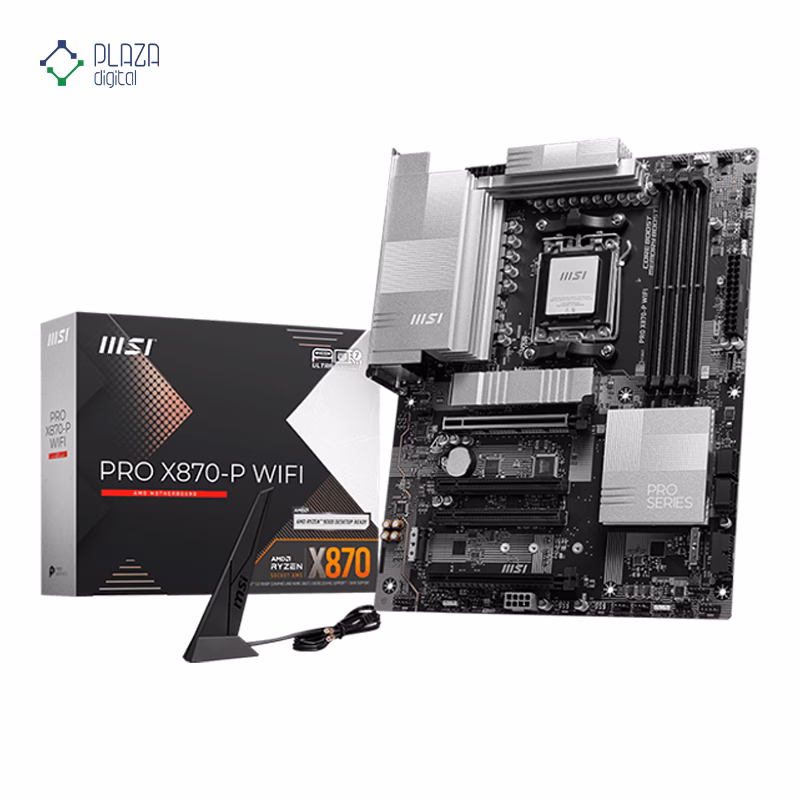 جعبه مادربرد ام اس آی مدل PRO X870-P WIFI D5 پلازا دیجیتال