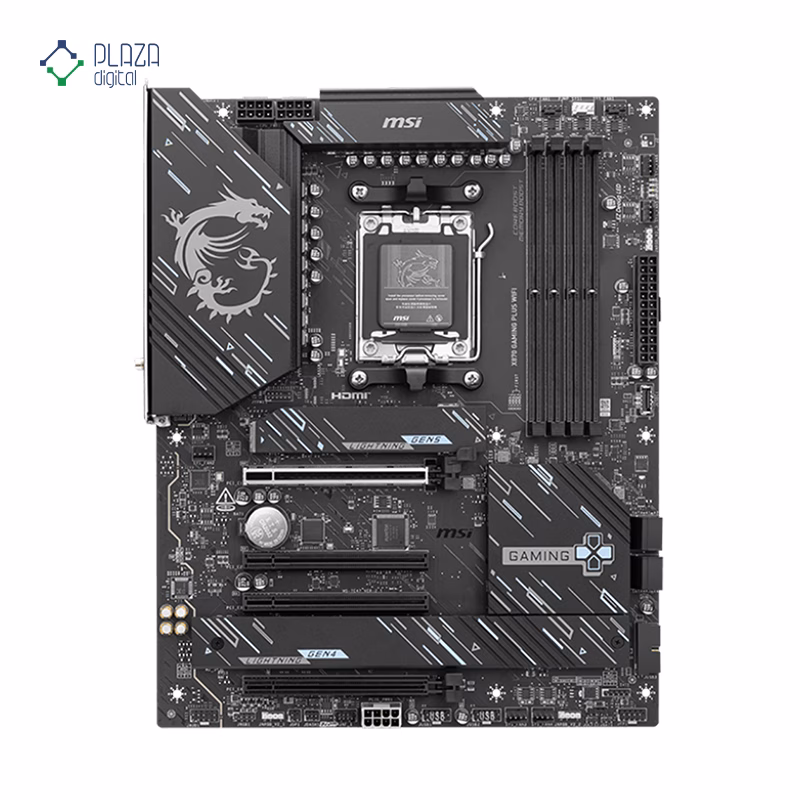 مادربرد ام اس آی مدل X870 GAMING PLUS WIFI D5 پلازا دیجیتال