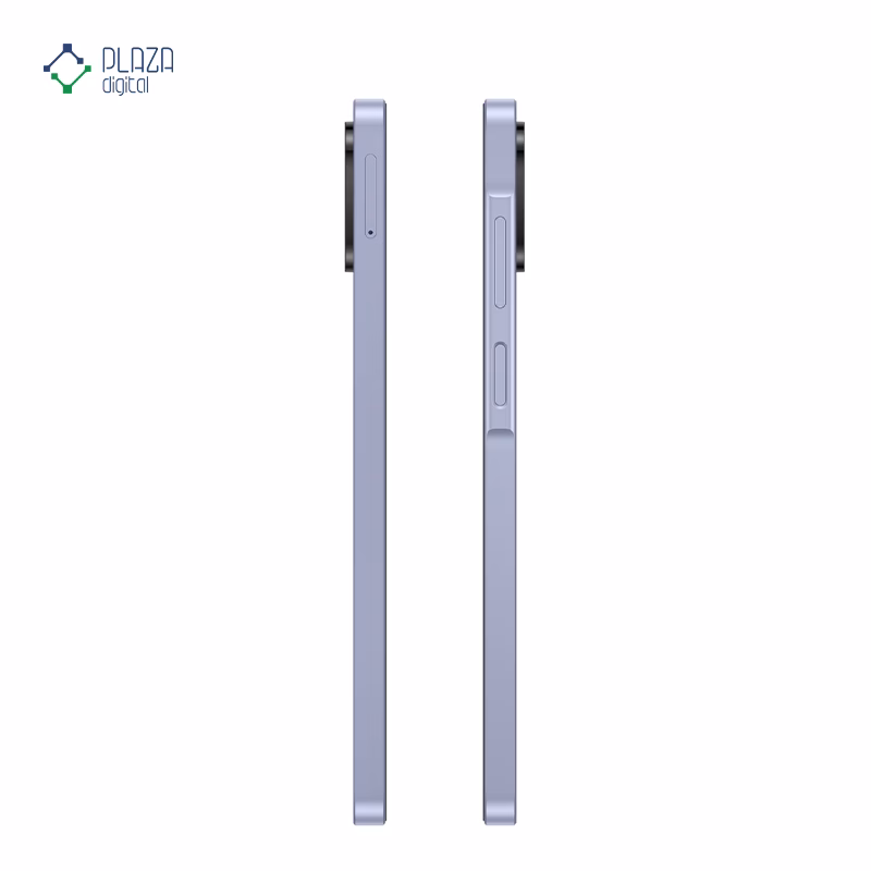 نمای کنار گوشی موبایل سامسونگ مدل Galaxy A07 4G ظرفیت 128 گیگابایت رم 6 گیگابایت - ویتنام رنگ بنفش پلازا دیجیتال