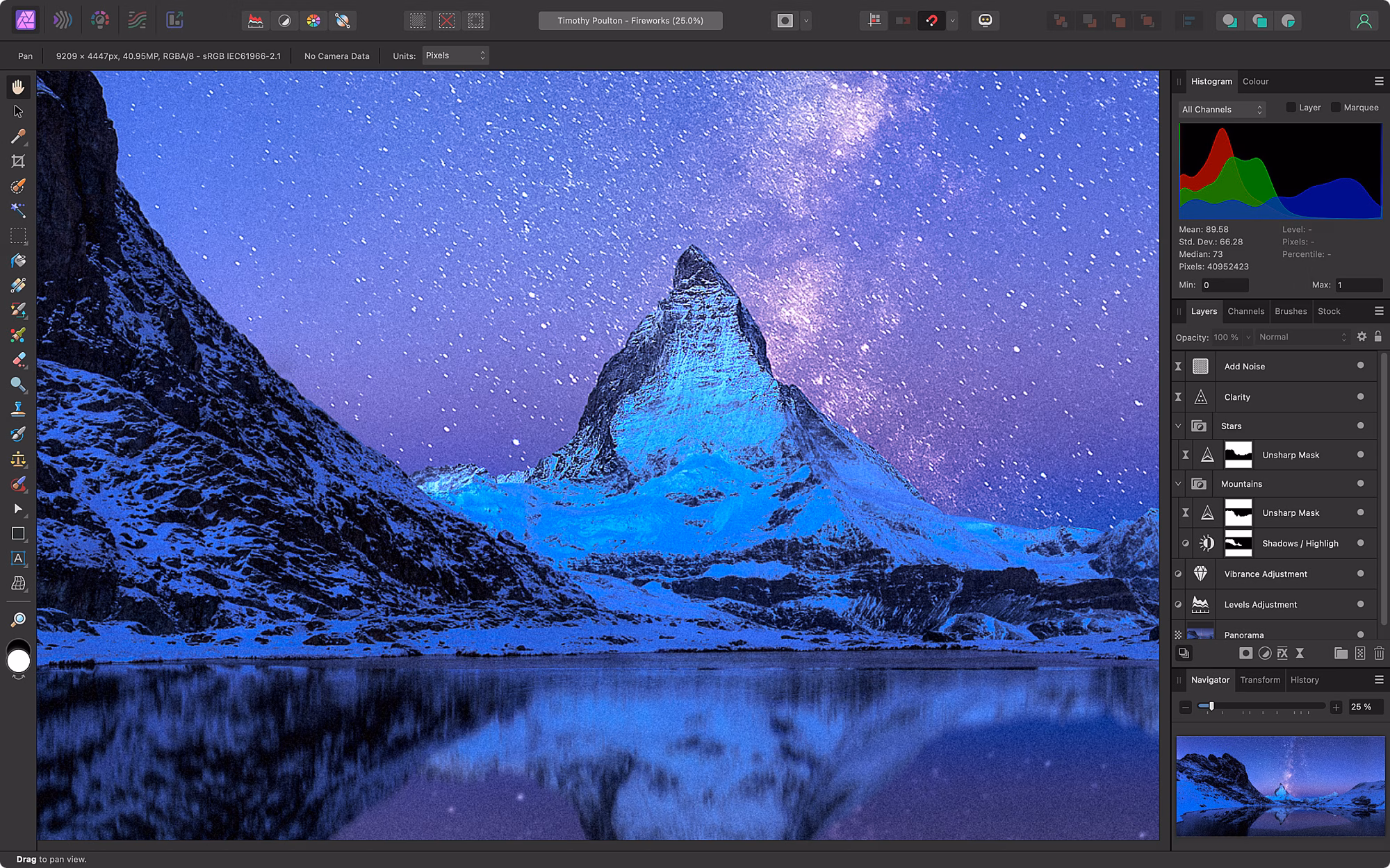برنامه Affinity Photo