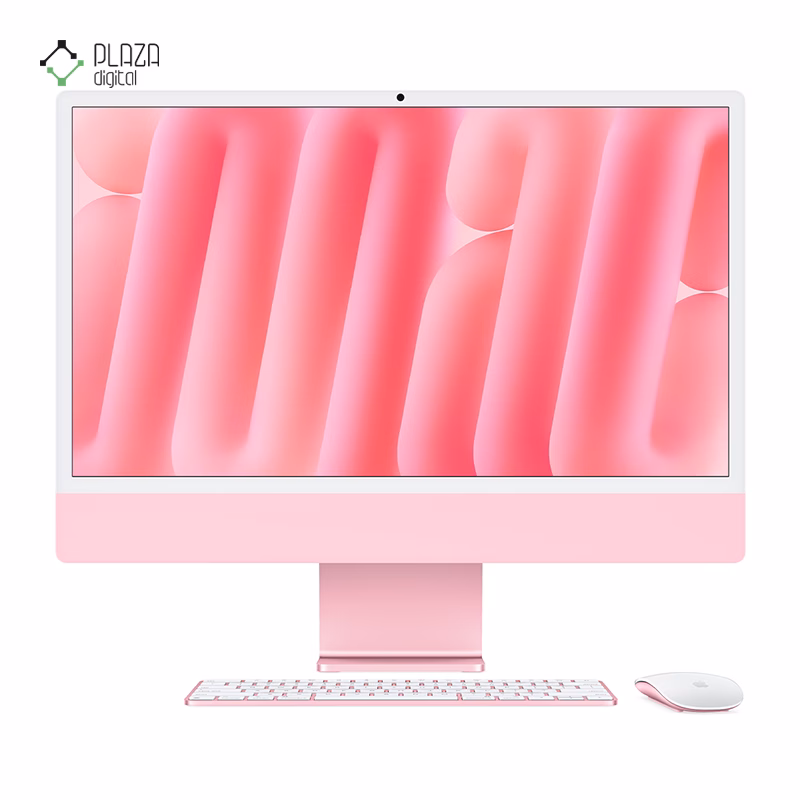 کامپیوتر All in One اپل 24 اینچی مدل iMac MWV43 2024 M4 16GB 256GB پلازادیجیتال