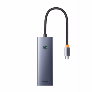 هاب Type-C باسئوس 7 پورت مدل UltraJoy Series B00052803811-00 خاکستری پلازادیجیتال