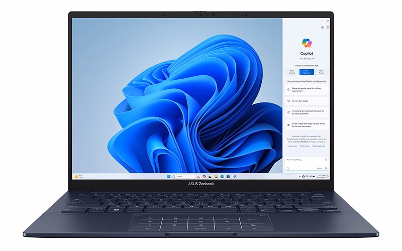 بهترین لپ تاپ ایسوس بالای 100 میلیون تومان 11 لپ تاپ ایسوس 14 اینچی مدل Zenbook 14 UX3405CA