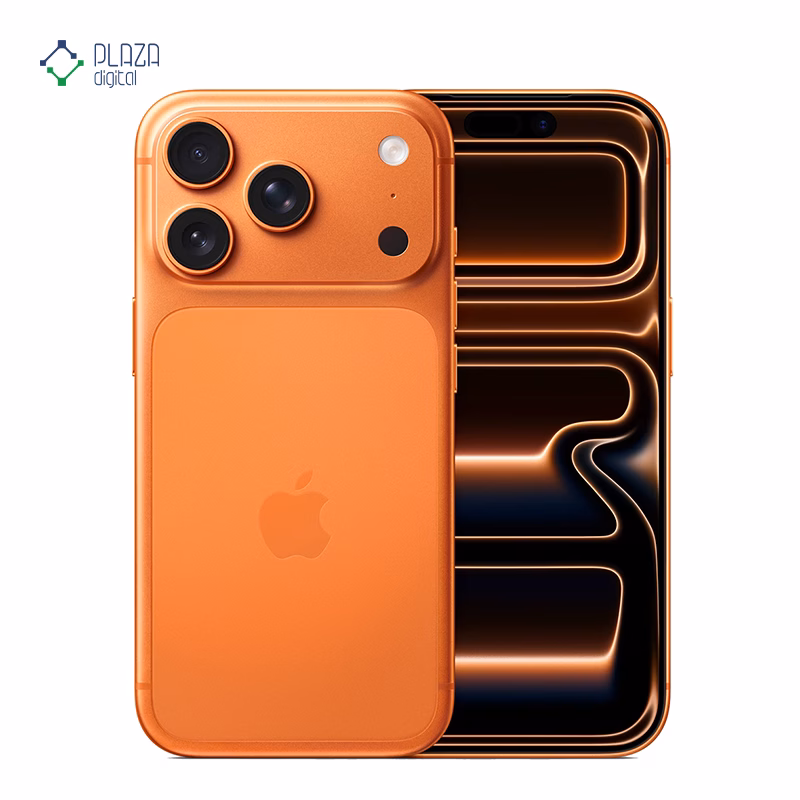 گوشی موبایل اپل مدل iPhone 17 Pro ظرفیت 1 ترابایت رم 12 گیگابایت - نات اکتیو/ رجیستر شده رنگ نارنجی پلازا دیجیتال