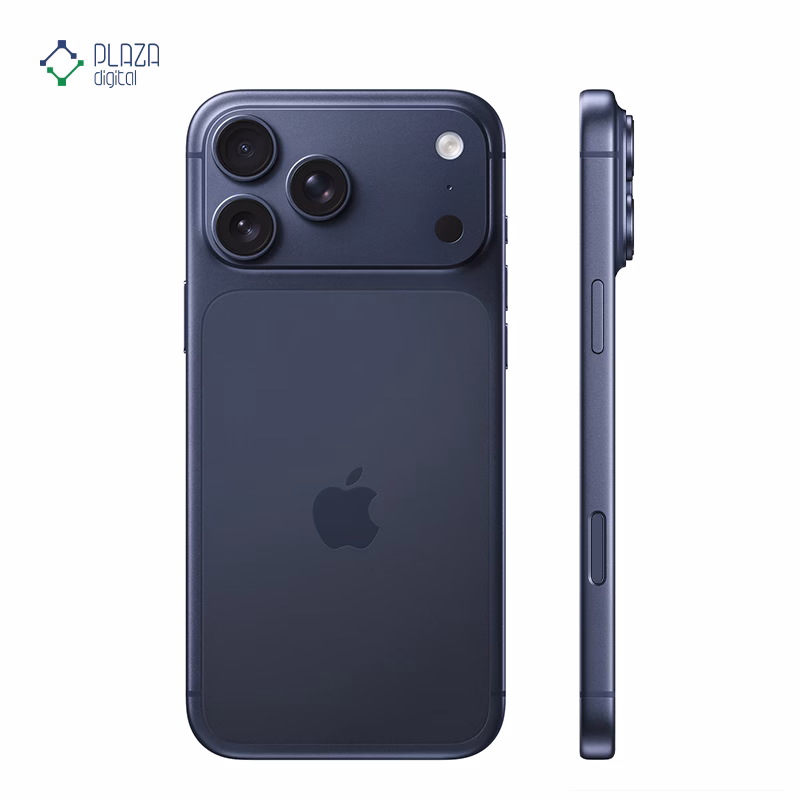 گوشی موبایل اپل مدل iPhone 17 Pro Max ظرفیت 256 گیگابایت رم 12 گیگابایت - نات اکتیو/ رجیستر شده رنگ سرمه ای پلازا دیجیتال
