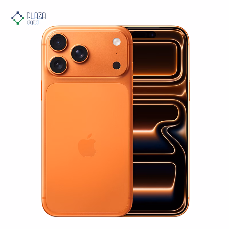 گوشی موبایل اپل مدل iPhone 17 Pro Max ظرفیت 256 گیگابایت رم 12 گیگابایت - نات اکتیو/ رجیستر شده رنگ نارنجی پلازا دیجیتال