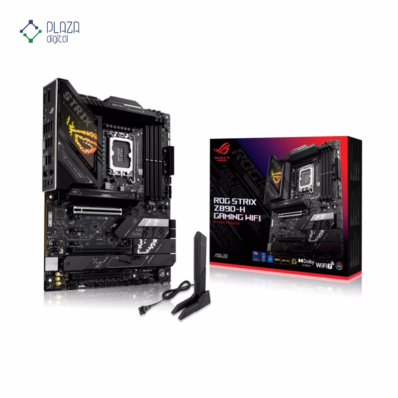 جعبه مادربرد ایسوس مدل ROG STRIX Z890-H GAMING WIFI D5 پلازا دیجیتال
