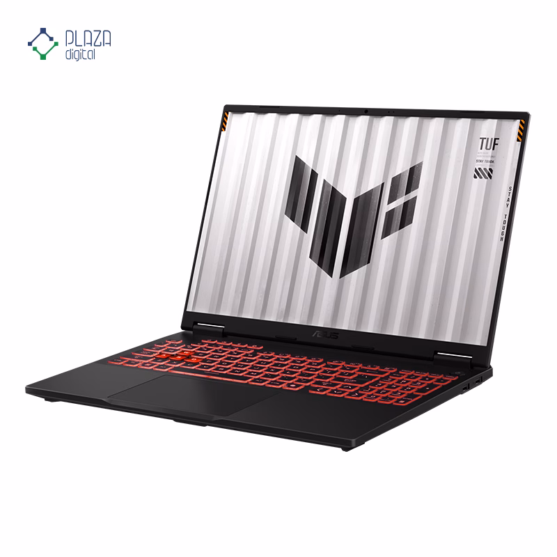 نمای سمت چپ لپ تاپ گیمینگ ایسوس 16 اینچی مدل TUF Gaming A16 FA608UM R7 260 64GB 1TB RTX5060 پلازا دیجیتال