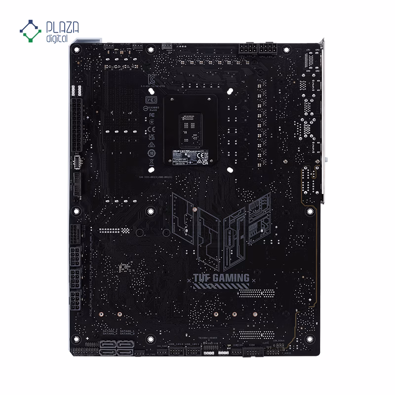 نمای پشت مادربرد ایسوس مدل TUF GAMING Z790-BTF WIFI D5 پلازا دیجیتال