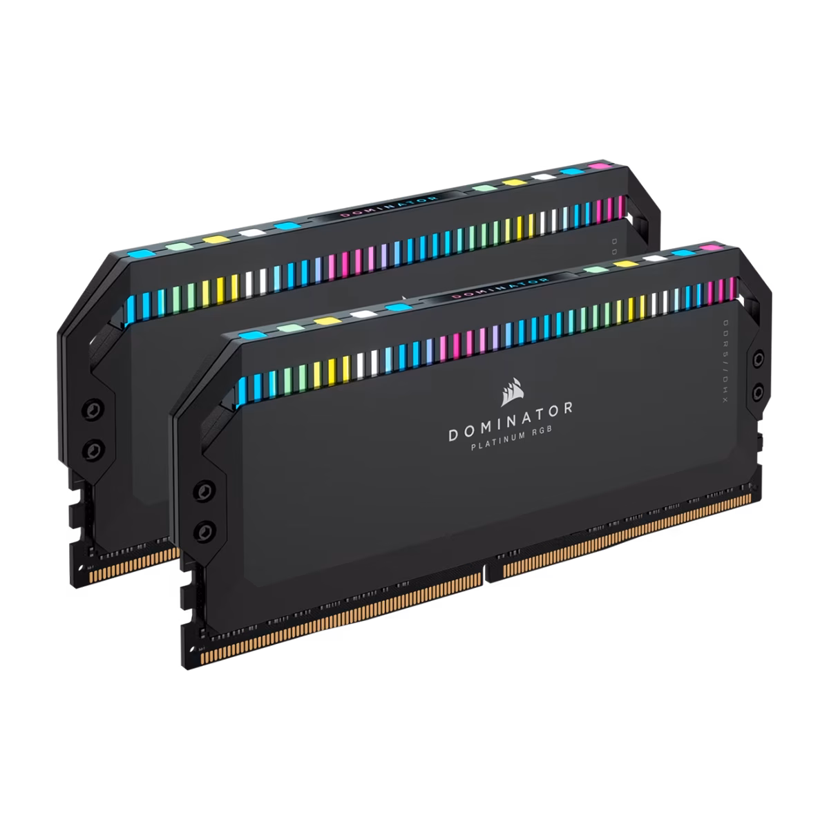 رم کامپیوتر DDR5 کورسیر مدل DOMINATOR PLATINUM RGB دو کاناله 6000 مگاهرتز CL40 ظرفیت 32 گیگابایت پلازا دیجیتال