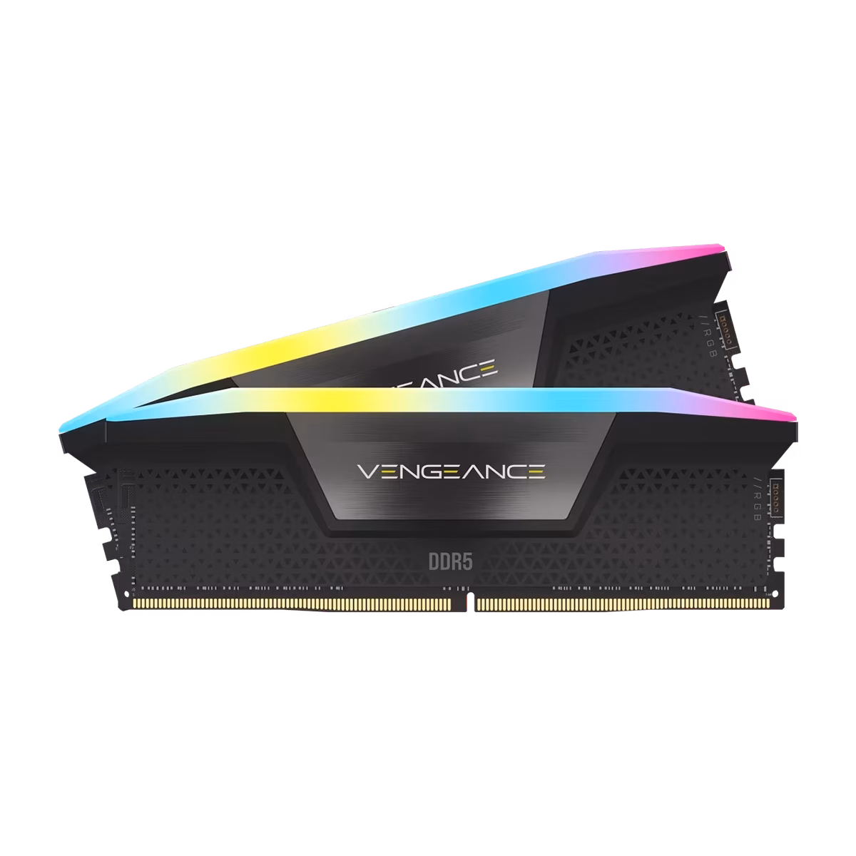 رم کامپیوتر DDR5 کورسیر مدل VENGEANCE RGB دو کاناله 6000 مگاهرتز CL38 ظرفیت 64 گیگابایت پلازا دیجیتال