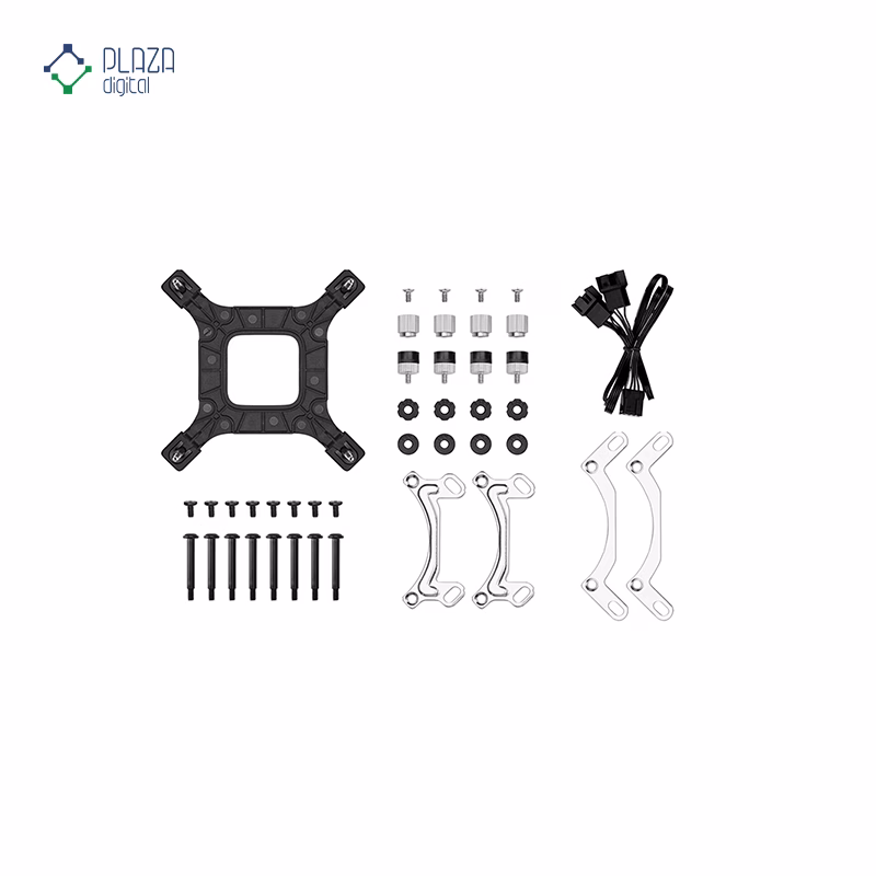 محتویات جعبه خنک کننده پردازنده مایع دیپ کول مدل LE240 V2 پلازا دیجیتال
